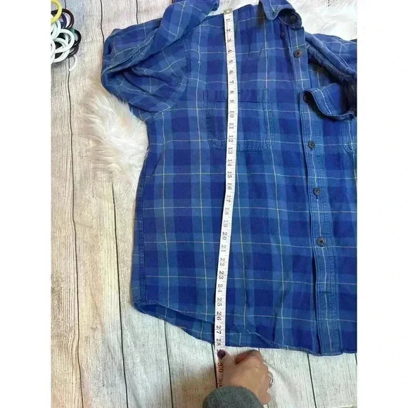 Duluth Trading Company Plaid Button-Down Men's Flannel Shirt 100% Cotton Size XL - Picture 5 of 6